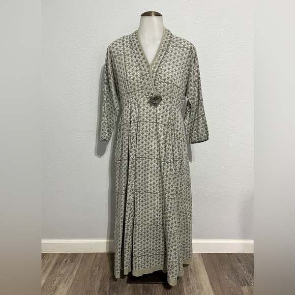 Zen Ethic French Designed Made in India Robe Bohème Raj Pompom Parvati Dress - Picture 1 of 11